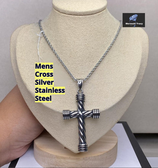 Cross  Stainless Steel  Necklace