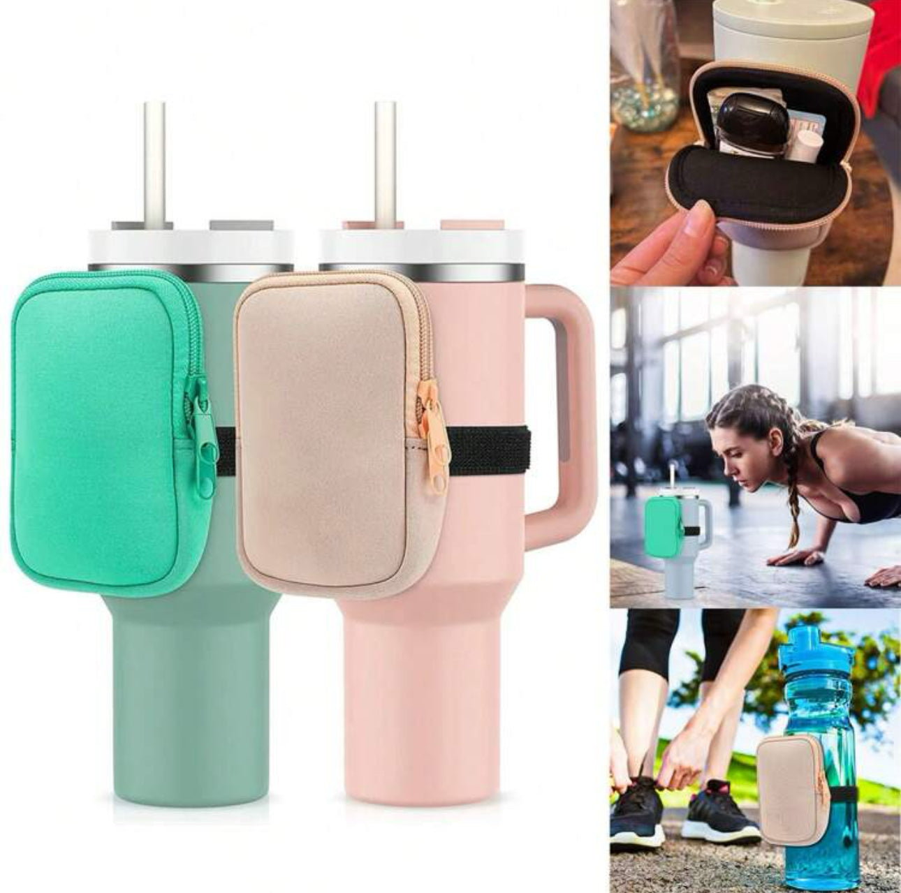 Tumbler Cup Holder Bag ( choose color )