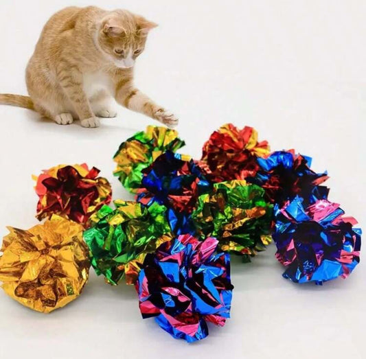 Cat Crinkle Ball