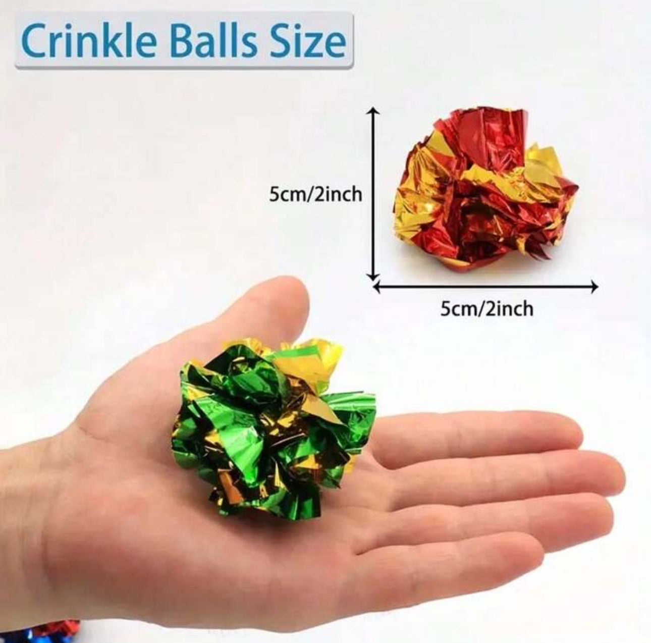 Cat Crinkle Ball