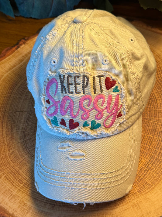 Keep IT Sassy Multicolor Baseball Hat