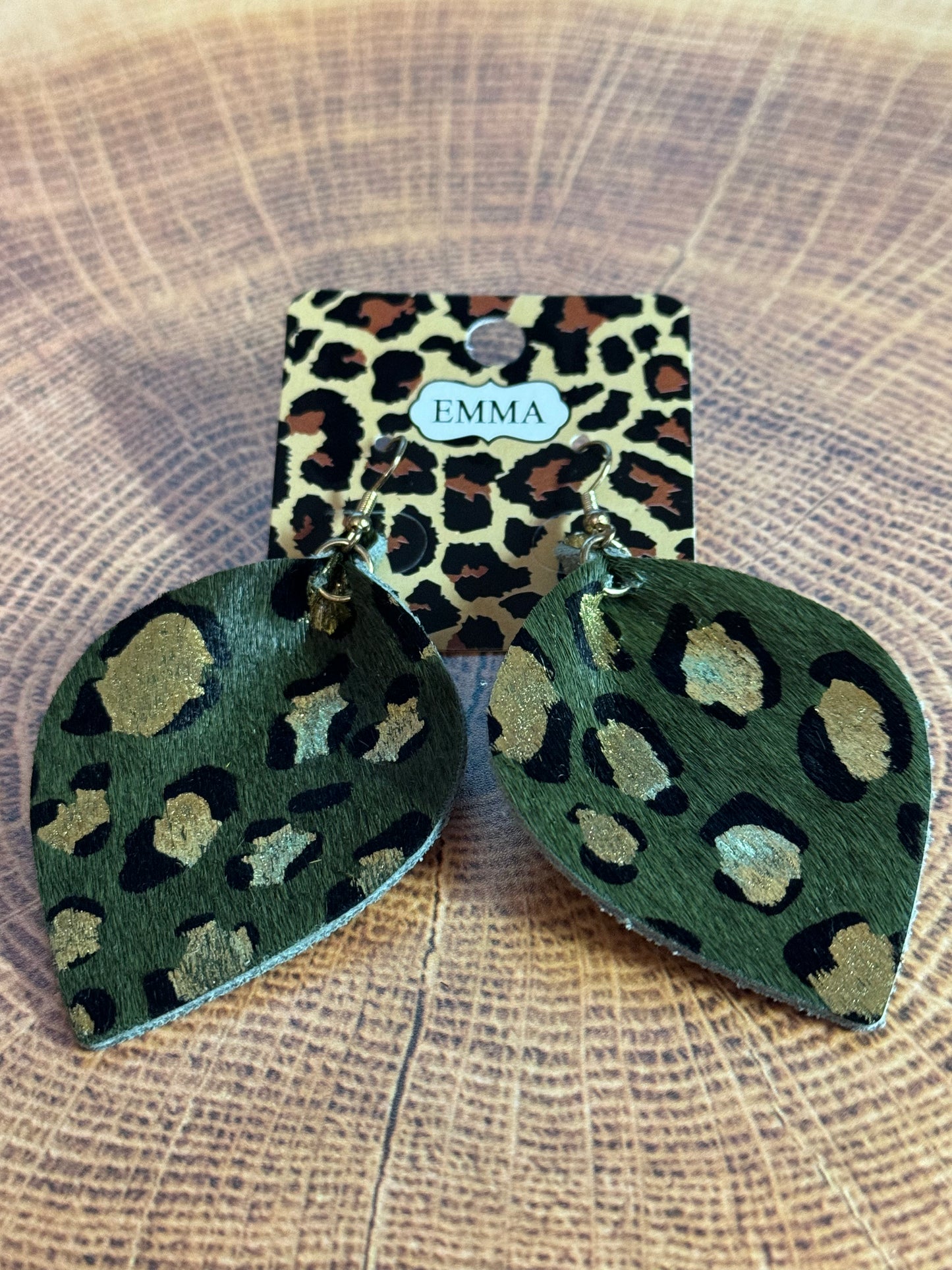 Emma Green Cheetah Print Multicolor Earrings