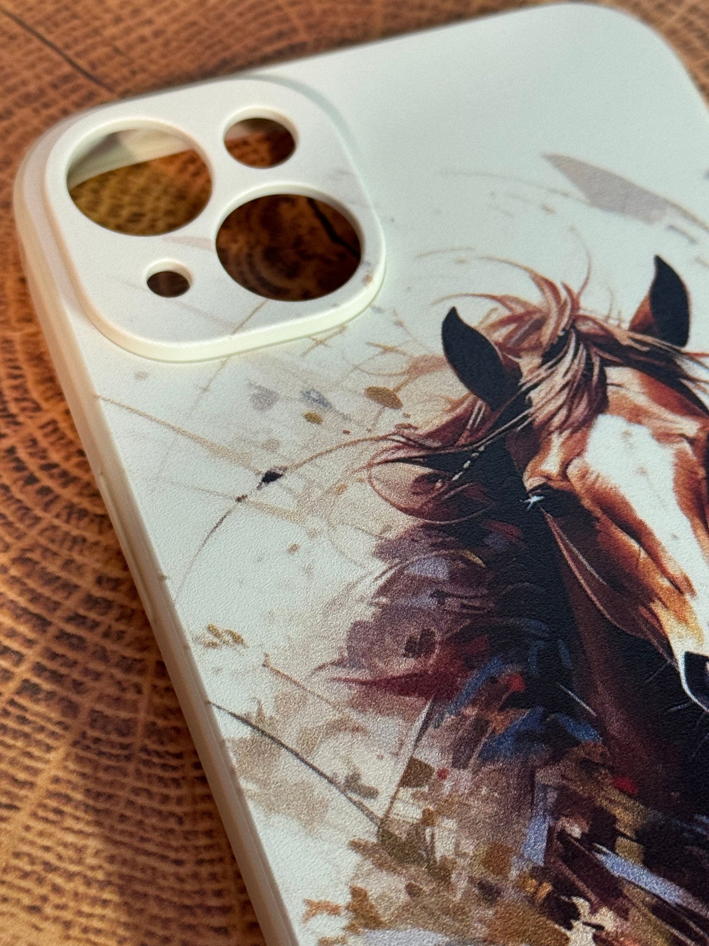 iPhone 14 or 15  Horse Galloping Soft Case