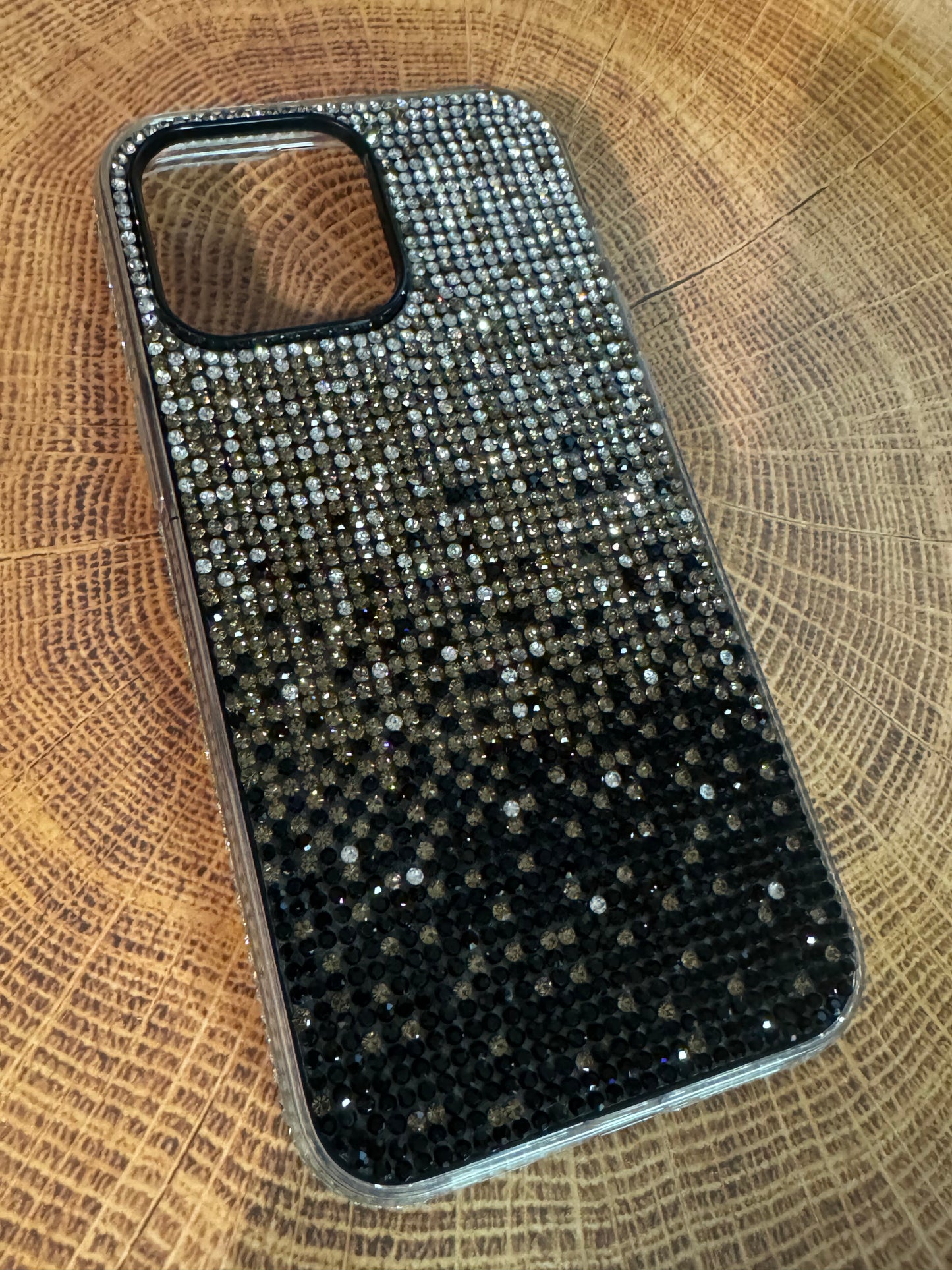 iPhone 15 Pro Max Soft Case Bling Rhinestone Multicolor