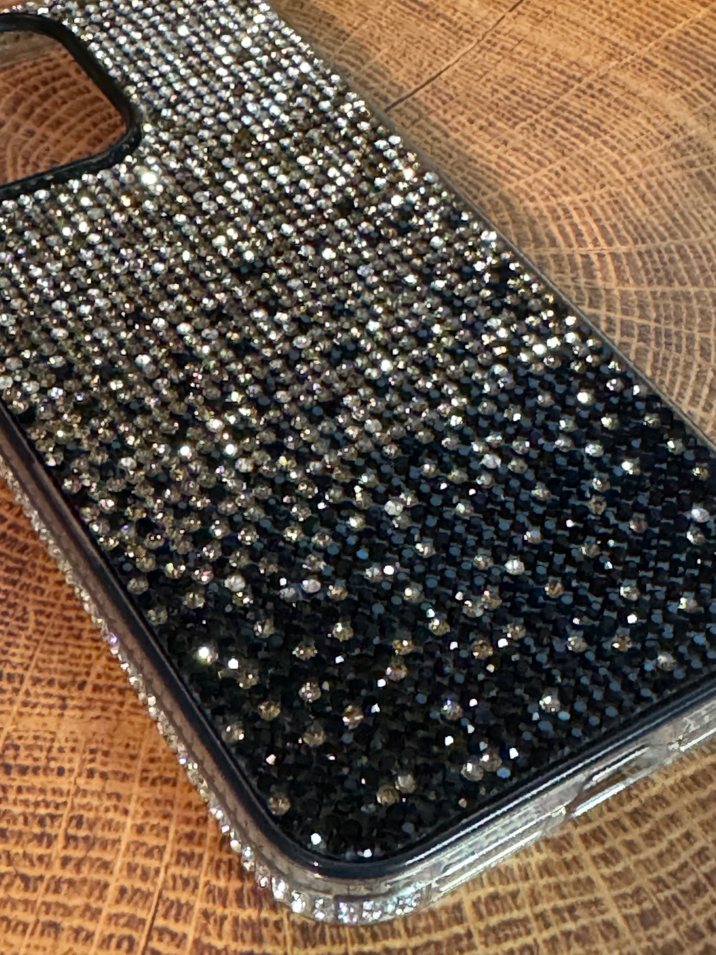 iPhone 15 Pro Max Soft Case Bling Rhinestone Multicolor