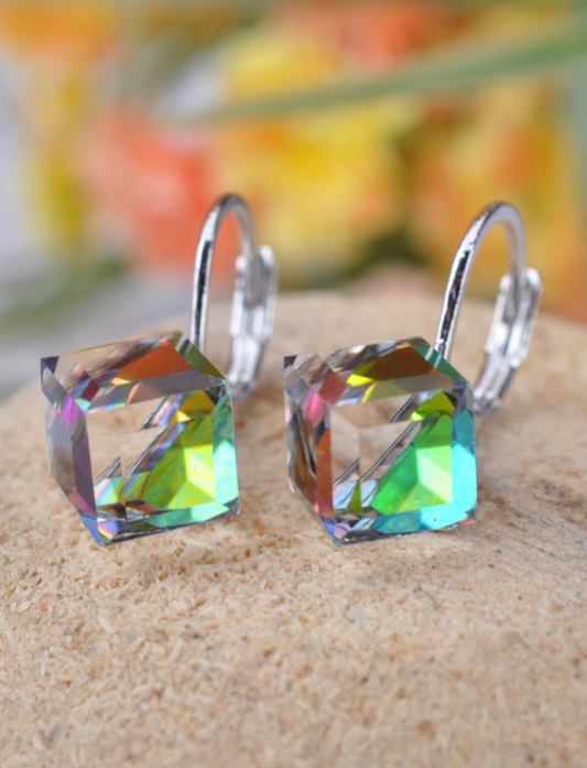 Colorful  Austrialian Crystal    Earrings