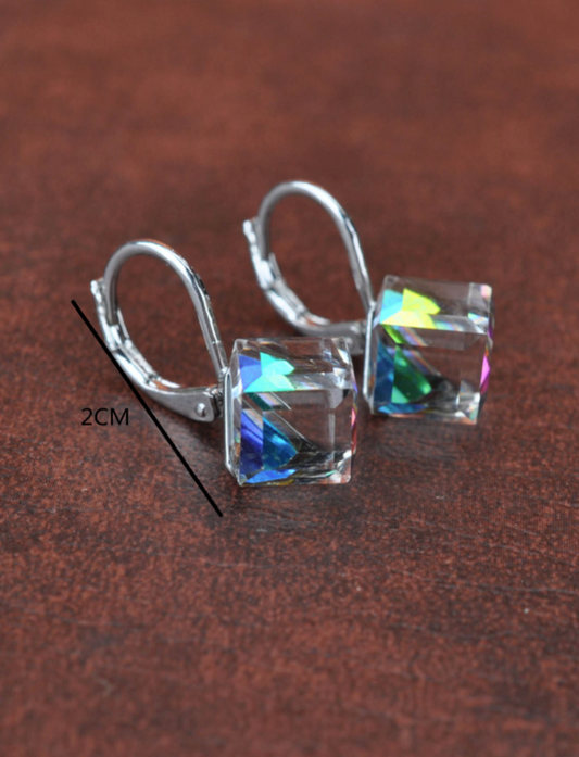 Colorful  Austrialian Crystal    Earrings