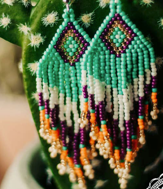 NATIVE NATION SEED BEAD  Earrings