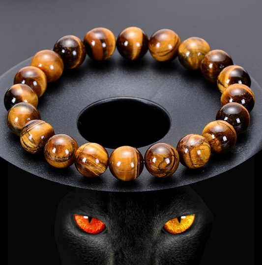 Real Tigers Eye Stretchy Bracelet