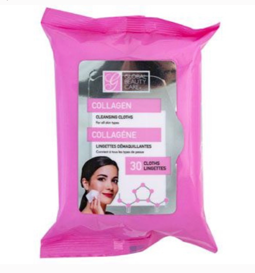 Global Beauty Car COLLAGEN Facial Cleansing Clothes   ( SALE )