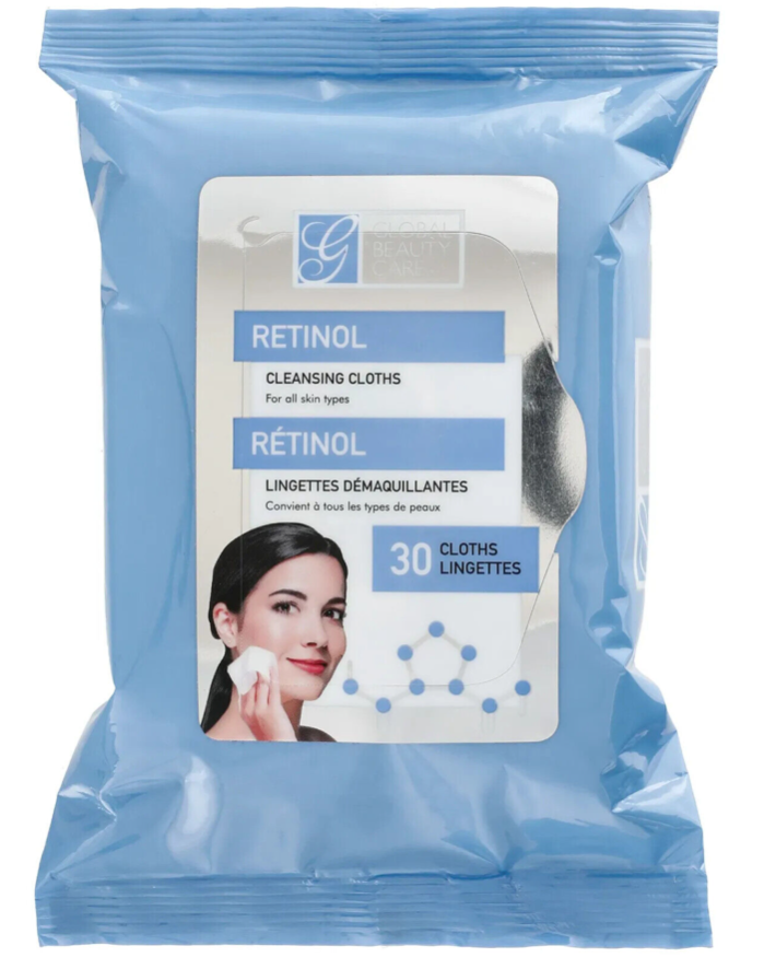 Global Beauty Car RETINOL Facial Cleansing Clothes   ( SALE )
