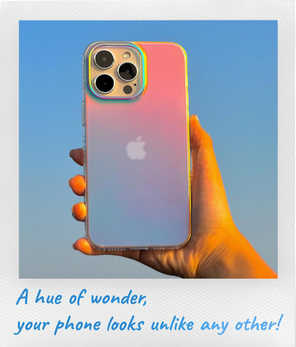 Holographic Iridescent iPhone 15 Pro Max Case