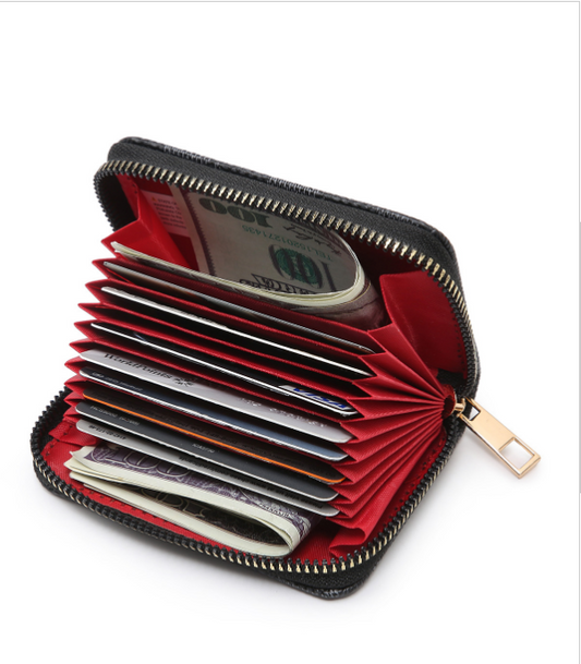 Monogram Luxury Zip Around Coffee Wallet