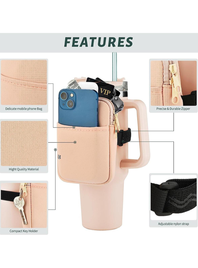 Tumbler Cup Holder Bag ( choose color )