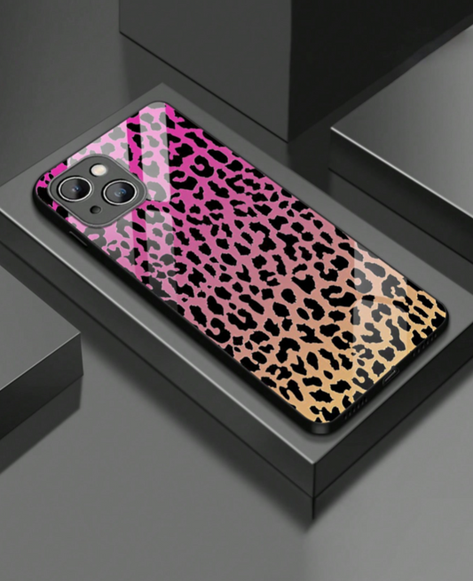 iPhone 14 Plus Leopard Print Colorful Patter Soft Case