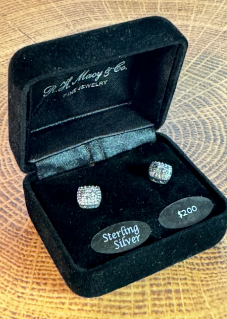 Bridge Diamond Stud Post Earrings