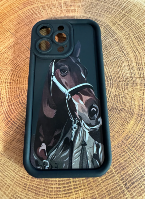 iPhone 15 Pro Max Equine Horse Soft Case Mag Safe
