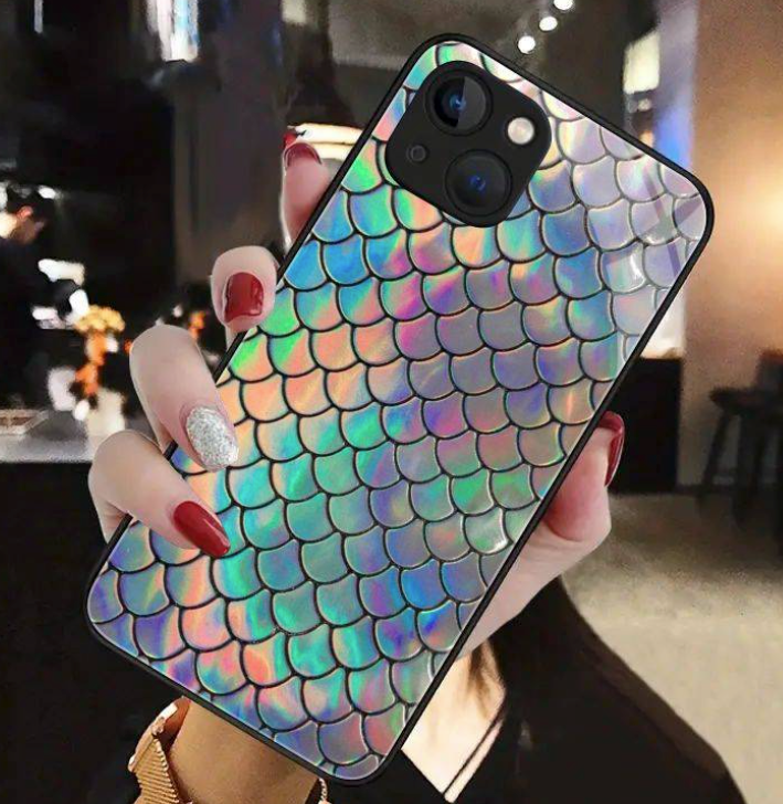 Mermaid Scale Multicolor IPhone Soft  Case