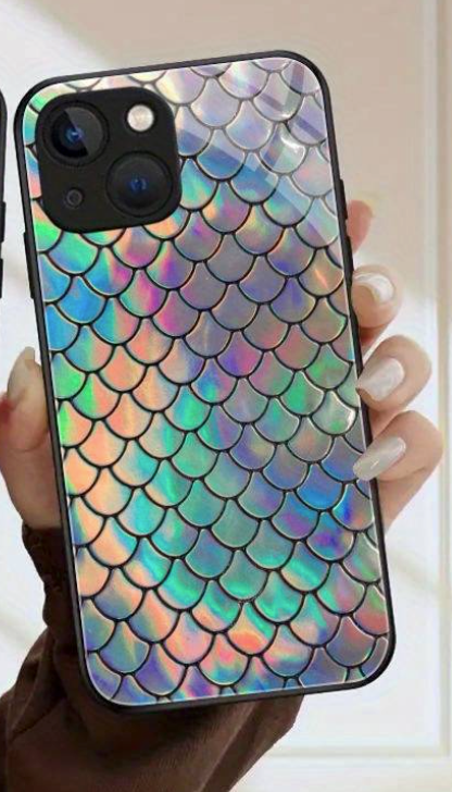 Mermaid Scale Multicolor IPhone Soft  Case