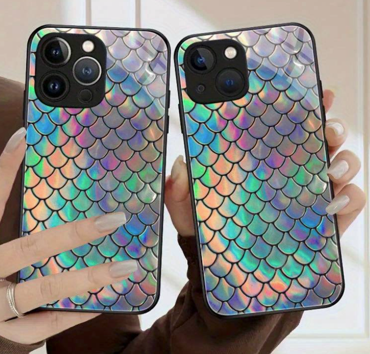 Mermaid Scale Multicolor IPhone Soft  Case