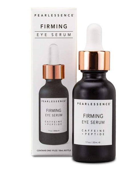 Pearlessence Firming Eye Serum with Caffeine + Peptide – Rejuvenates Puffy Eyes