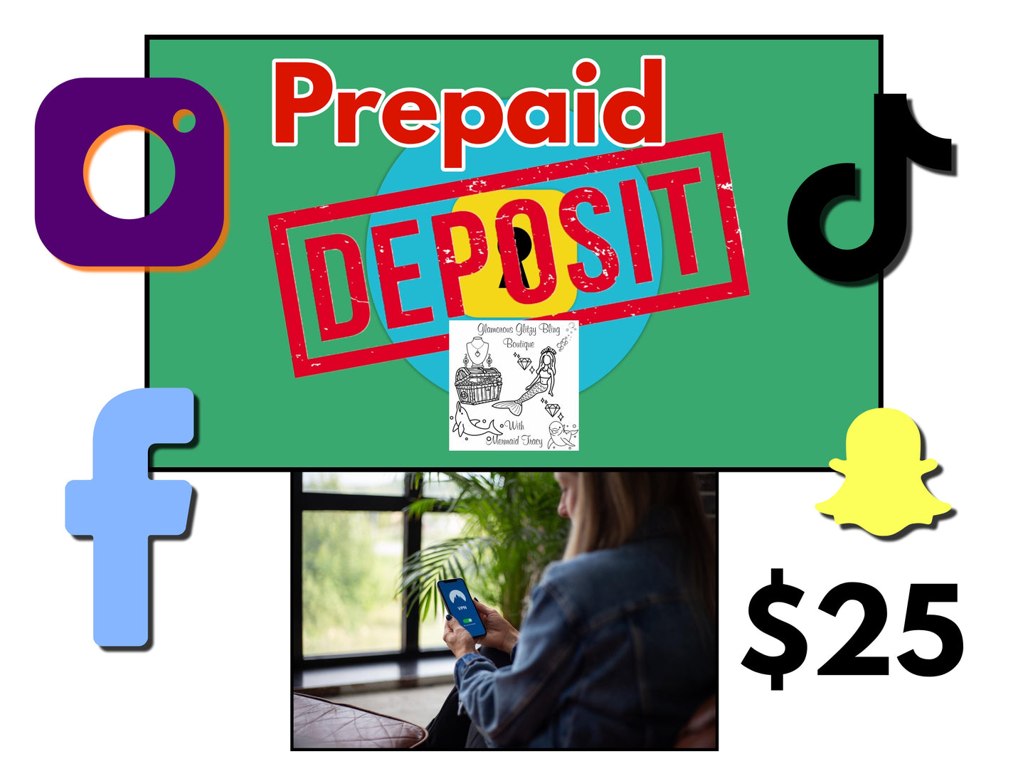 Prepaid Deposit - New Customers  $25