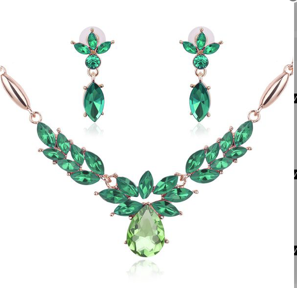 Flashy Necklace Set (choose color)