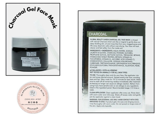 Global Beauty Charcoal Gel Face Mask