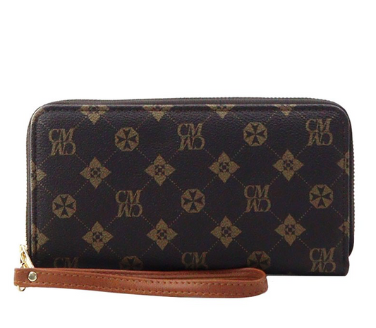 Luxury Fashion Wallet  Brown Flower  Monogram