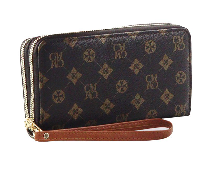 Luxury Fashion Wallet  Brown Flower  Monogram