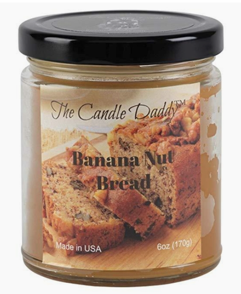 Banana Nut Bread  Jar Candle