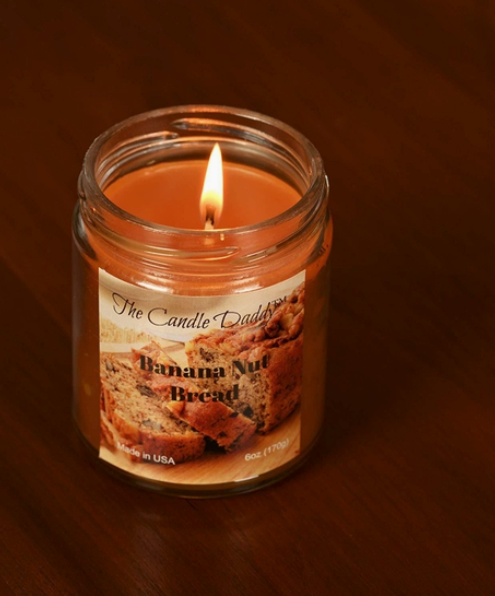 Banana Nut Bread  Jar Candle