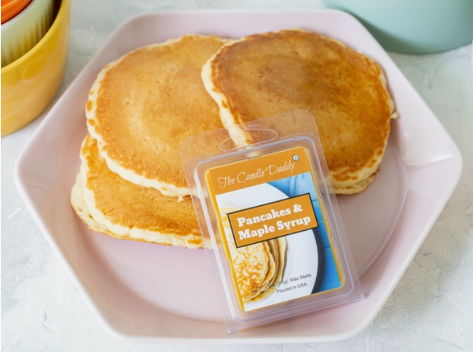 Pancakes & Maple Syrup  -  Sticky And Sweet Pancake Wax Melt