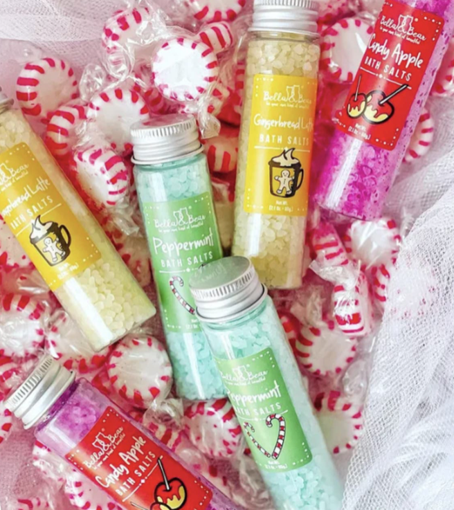 Candy Land  Christmas  Bath Salts -  2 ounce Bottle ~ LTD