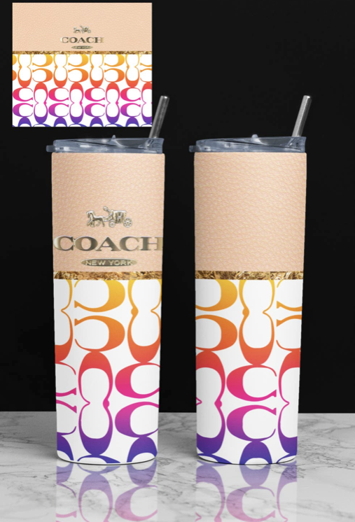 Multicolor Sublimation  Tumbler