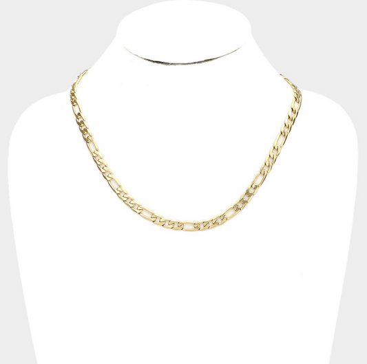 20 INCH, 6mm Stainless Steel Metal Chain Necklace