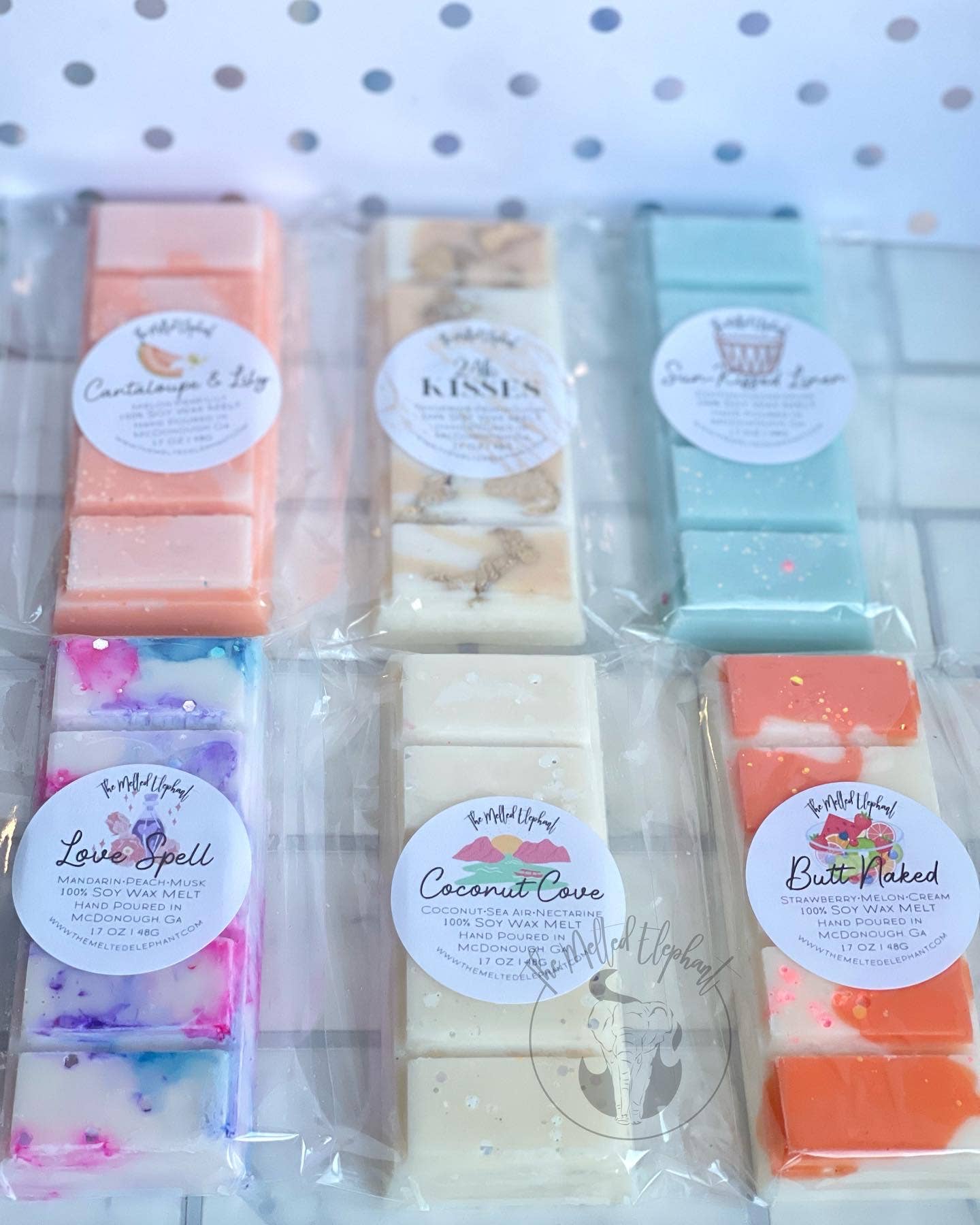 Spring Wax Melt  Snap Bars / LOVE Spell  Scent  ( Pre order )