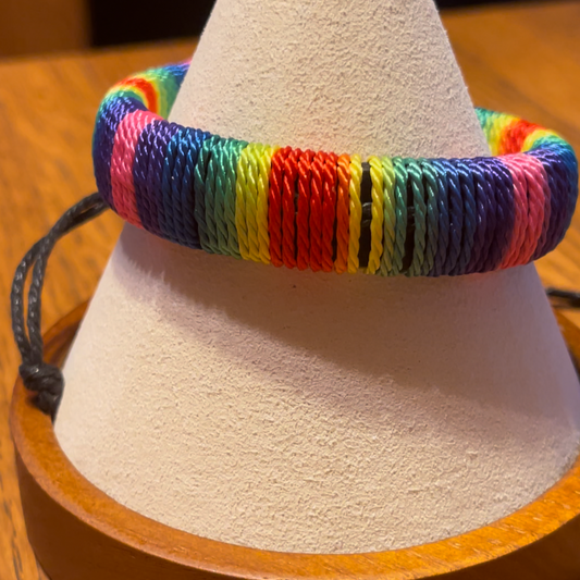 Friendship Rainbow 🌈 PRIDE Drawstring LGBTQ Bracelet